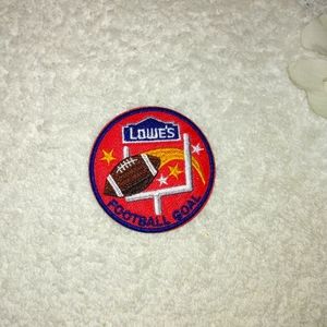3/$10 🌟 Lowe's 2022 Football Goal Kids Workshop Badge/ Patch